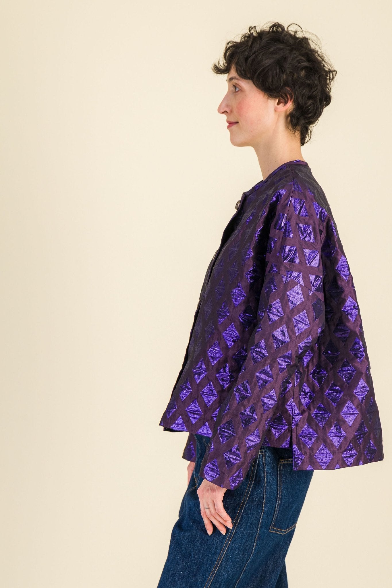 Cardigan Taïga Violet - SIXSOEURS