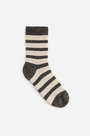 Chaussettes Sailor Beige et Noir Doré