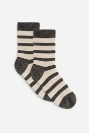 Chaussettes Sailor Beige et Noir Doré
