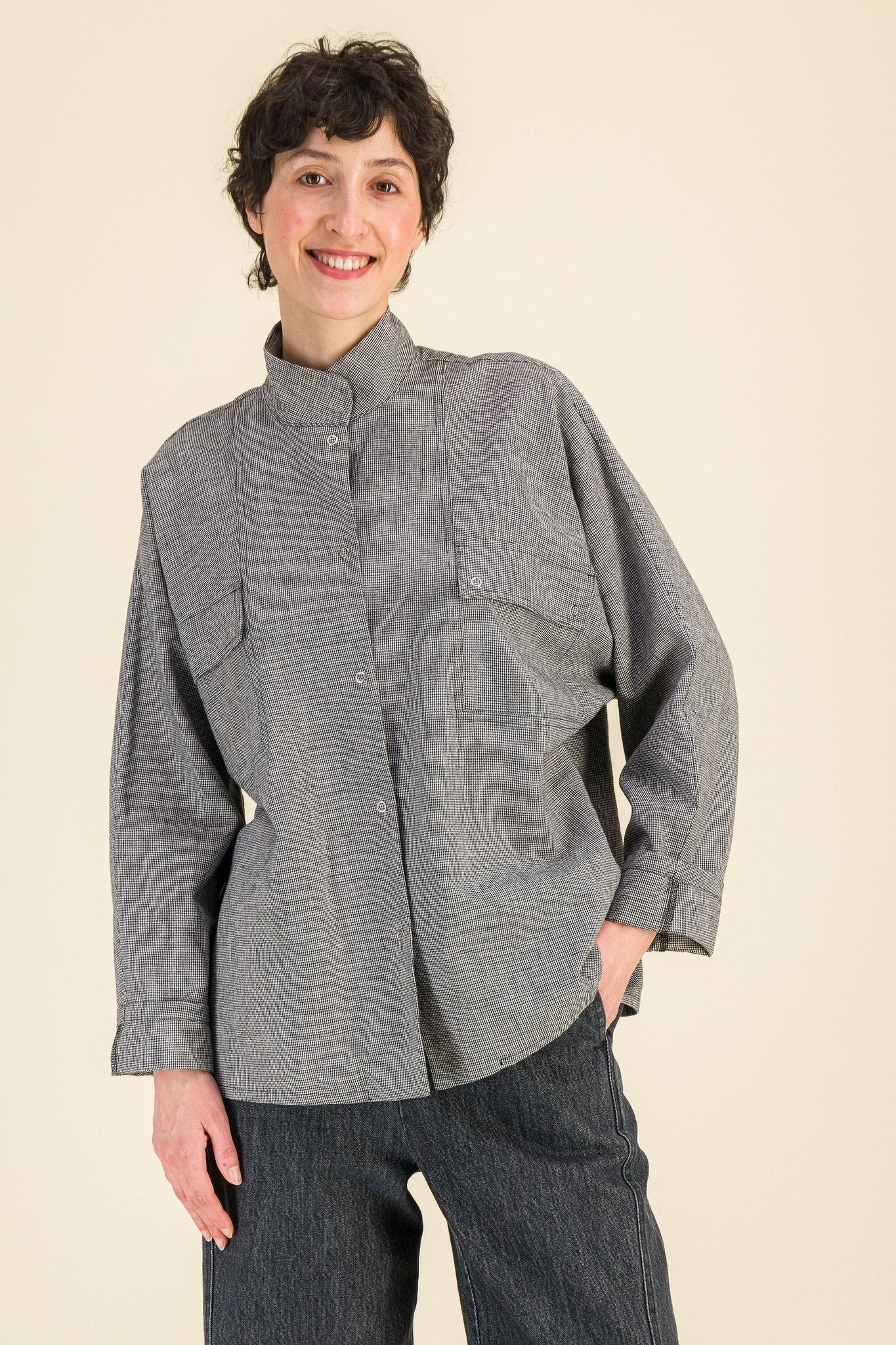 Chemise Milla Pied de Poule - SIXSOEURS