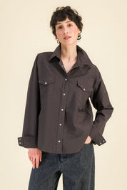 Chemise Thelma Anthracite - SIXSOEURS