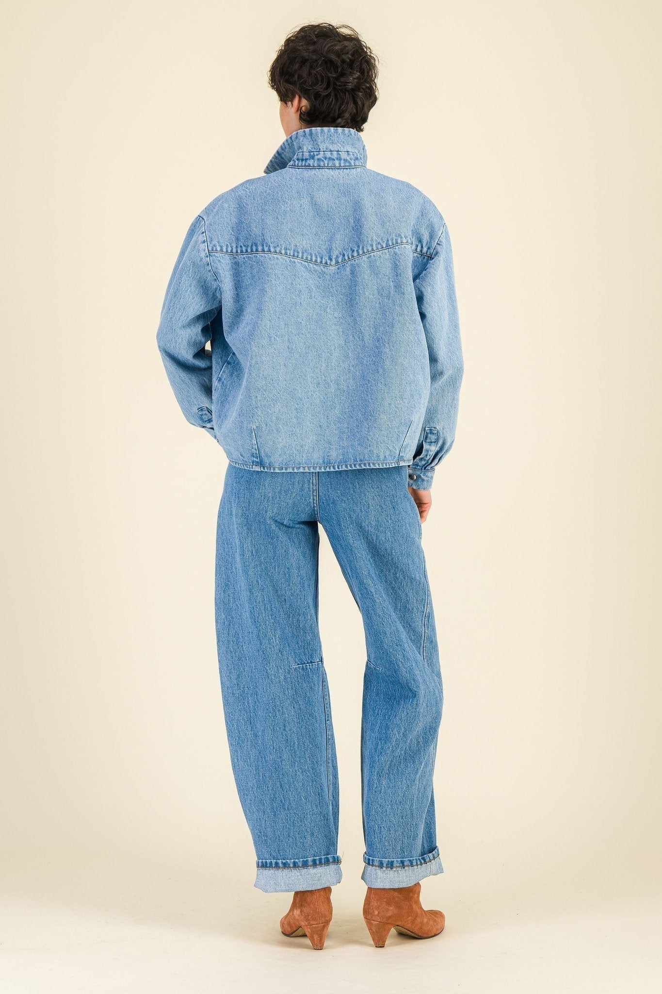 Jean taille haute femme Tonio Bleach - SIXSOEURS
