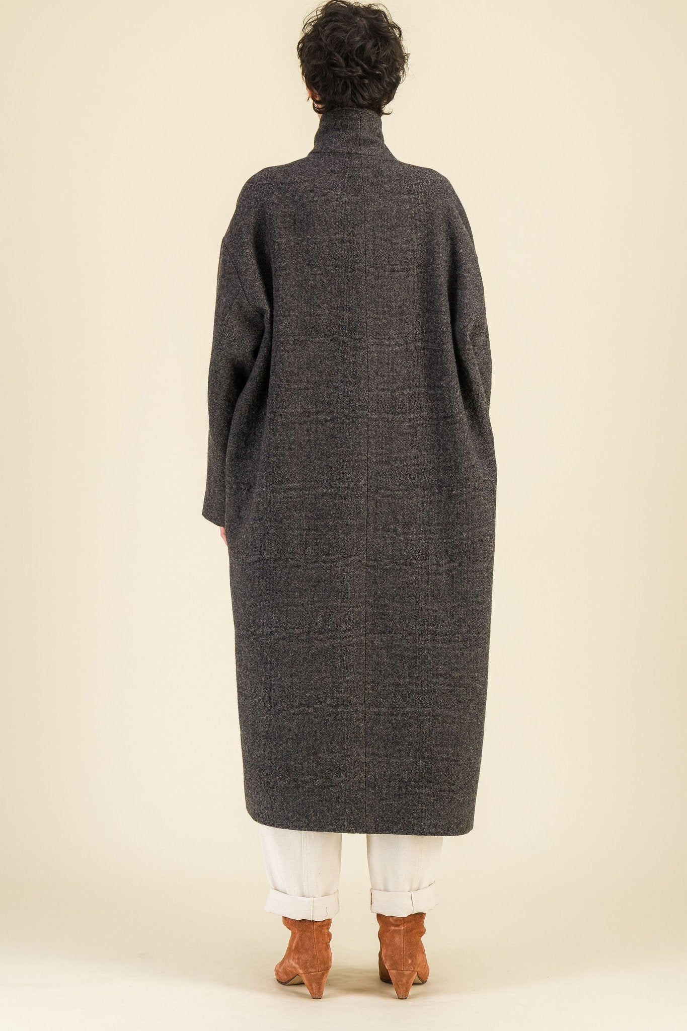 Manteau Bettina Taupe - SIXSOEURS