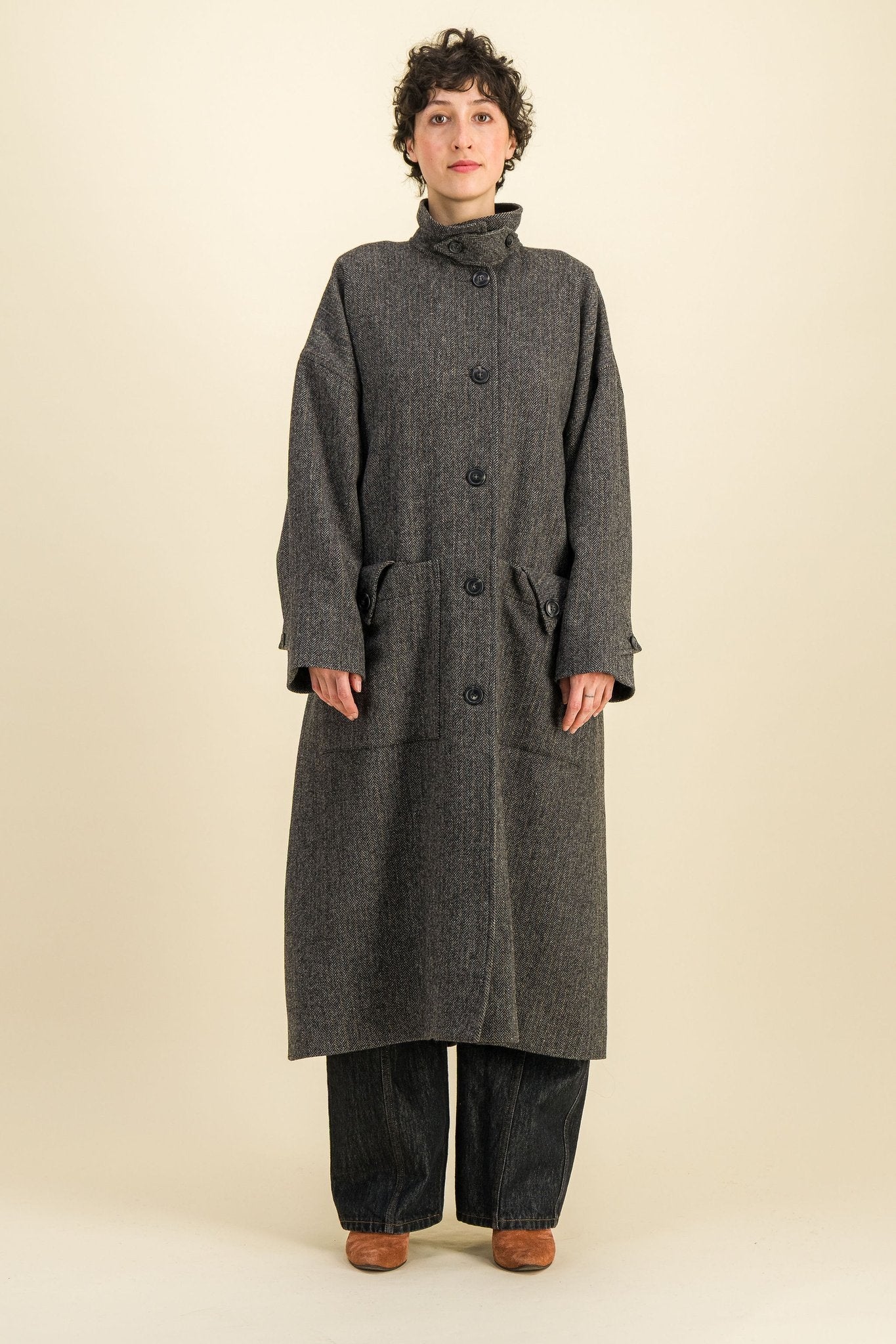 Manteau Loulou Chevrons - SIXSOEURS