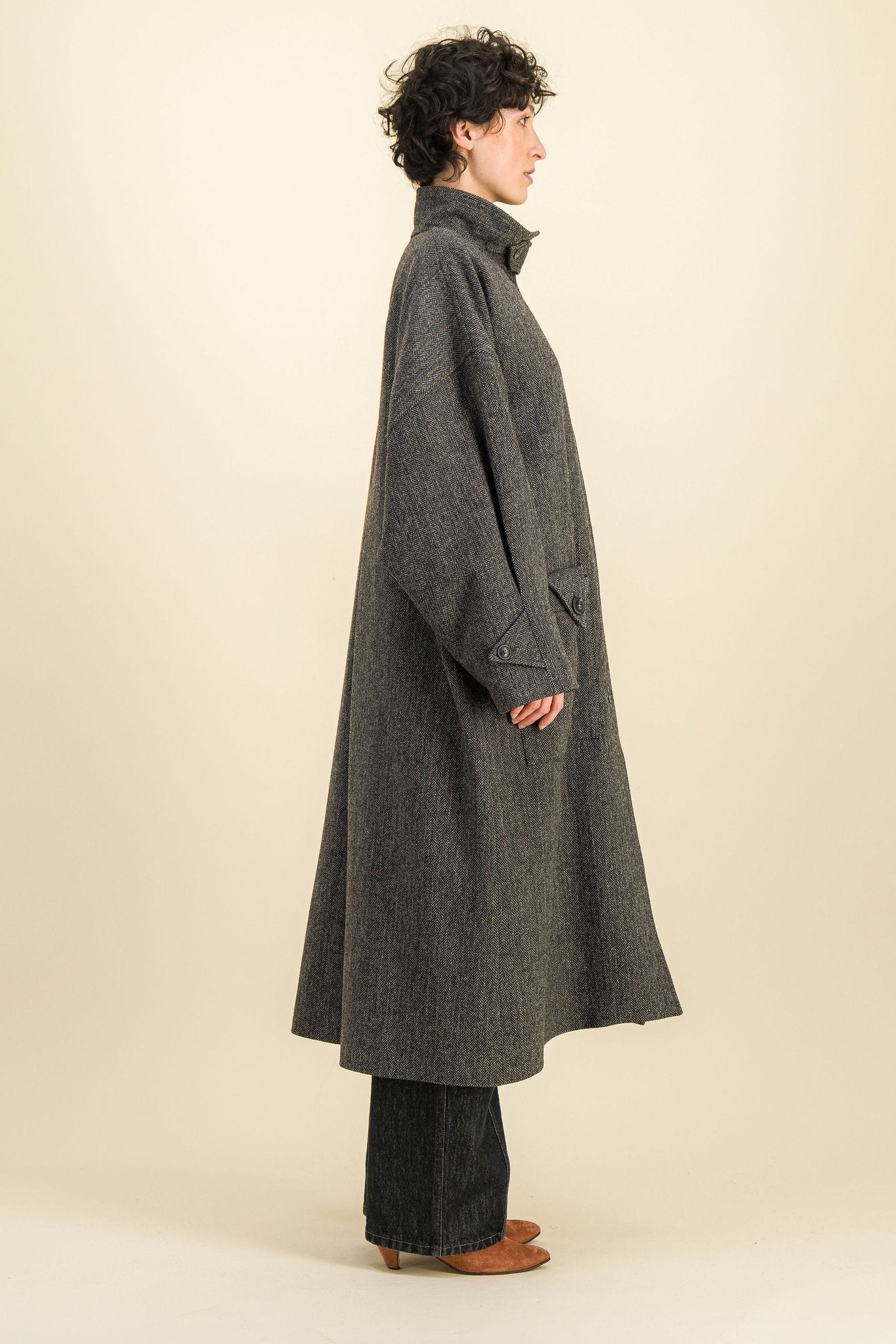 Manteau Loulou Chevrons - SIXSOEURS