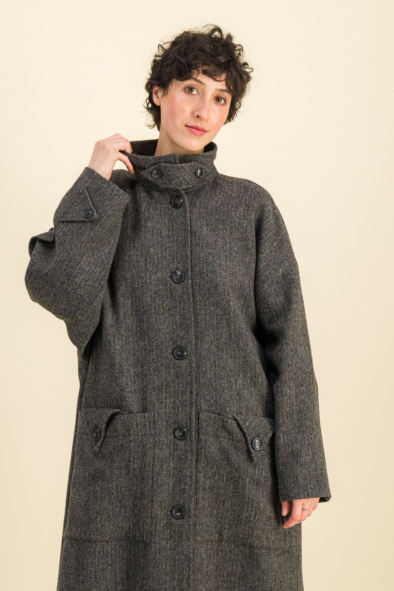 Manteau Loulou Chevrons - SIXSOEURS