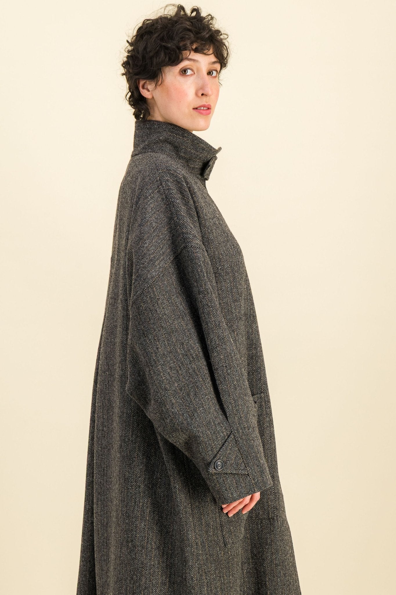 Manteau Loulou Chevrons - SIXSOEURS