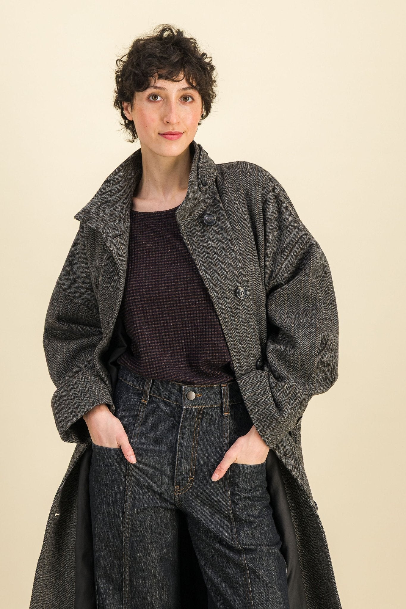 Manteau Loulou Chevrons - SIXSOEURS