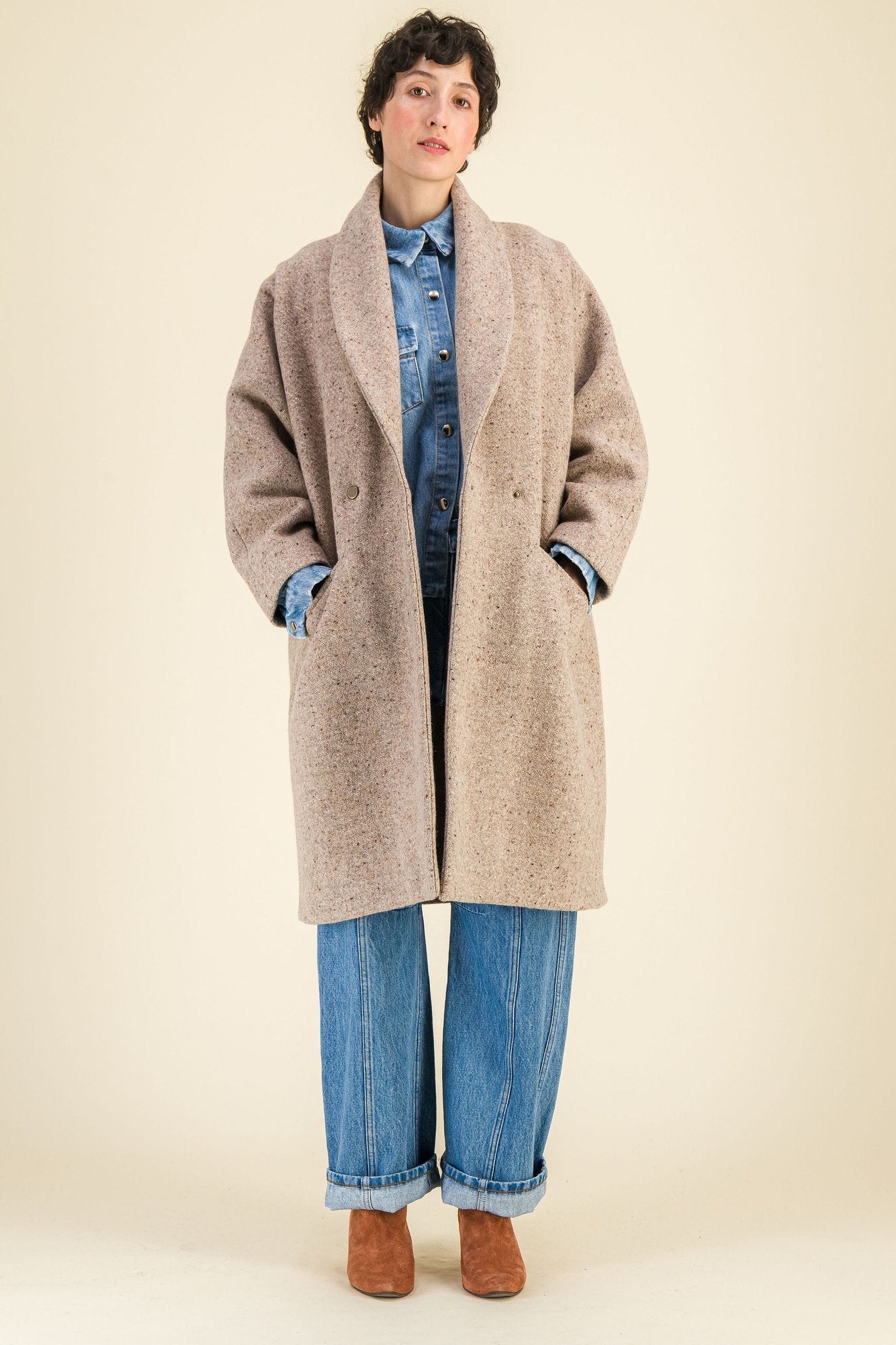 Manteau Yvonne Beige - SIXSOEURS