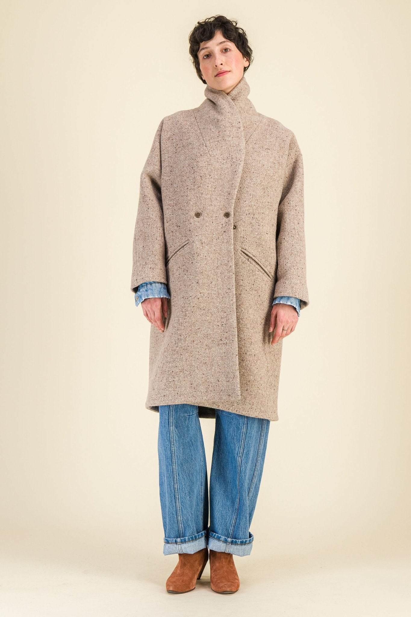 Manteau Yvonne Beige - SIXSOEURS