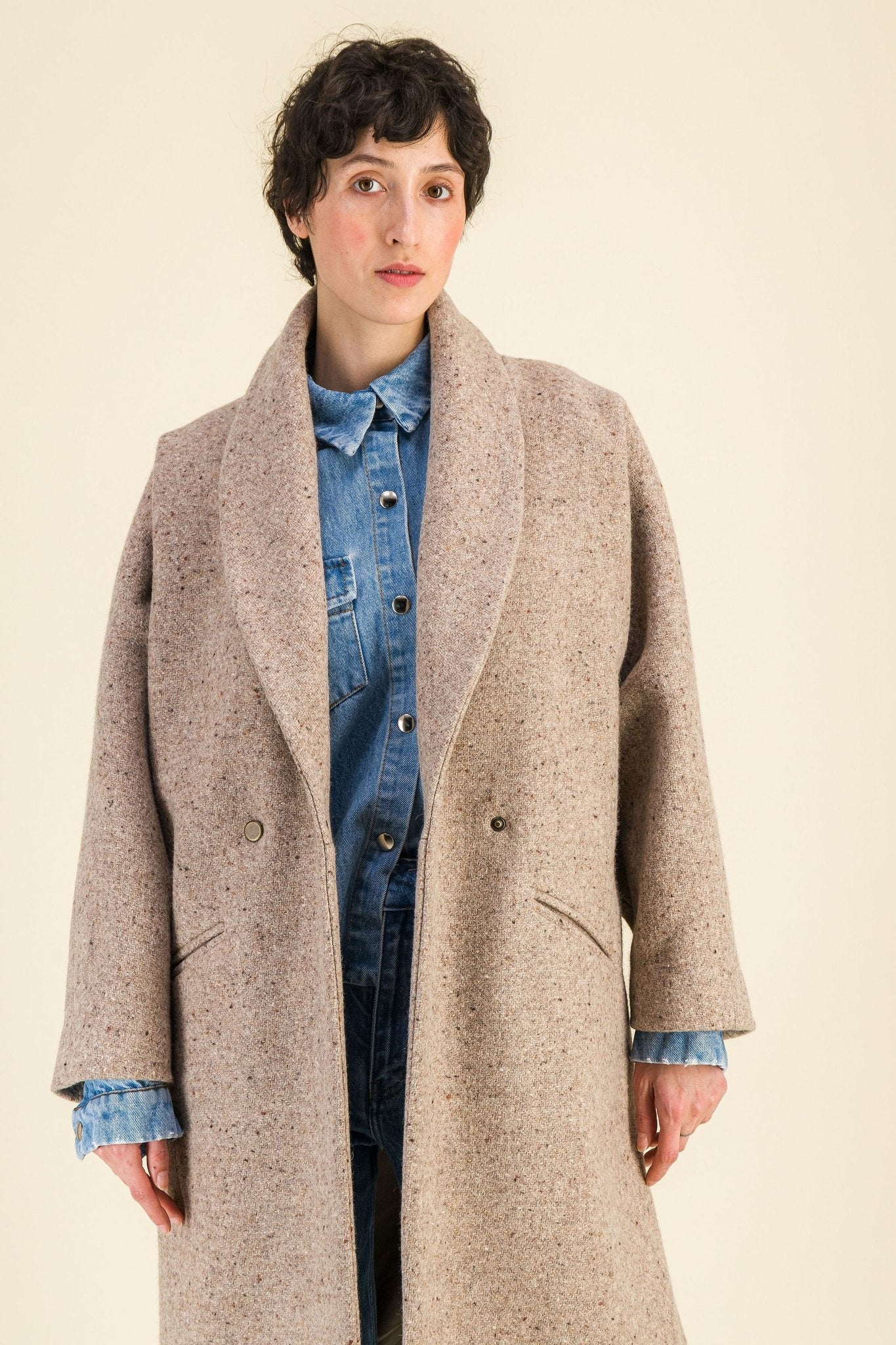 Manteau Yvonne Beige - SIXSOEURS