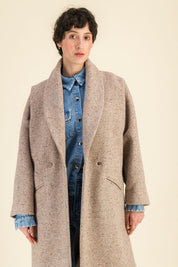 Manteau Yvonne Beige - SIXSOEURS