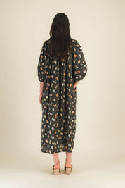 Robe longue imprimée femme Pippa Noire - photo 4