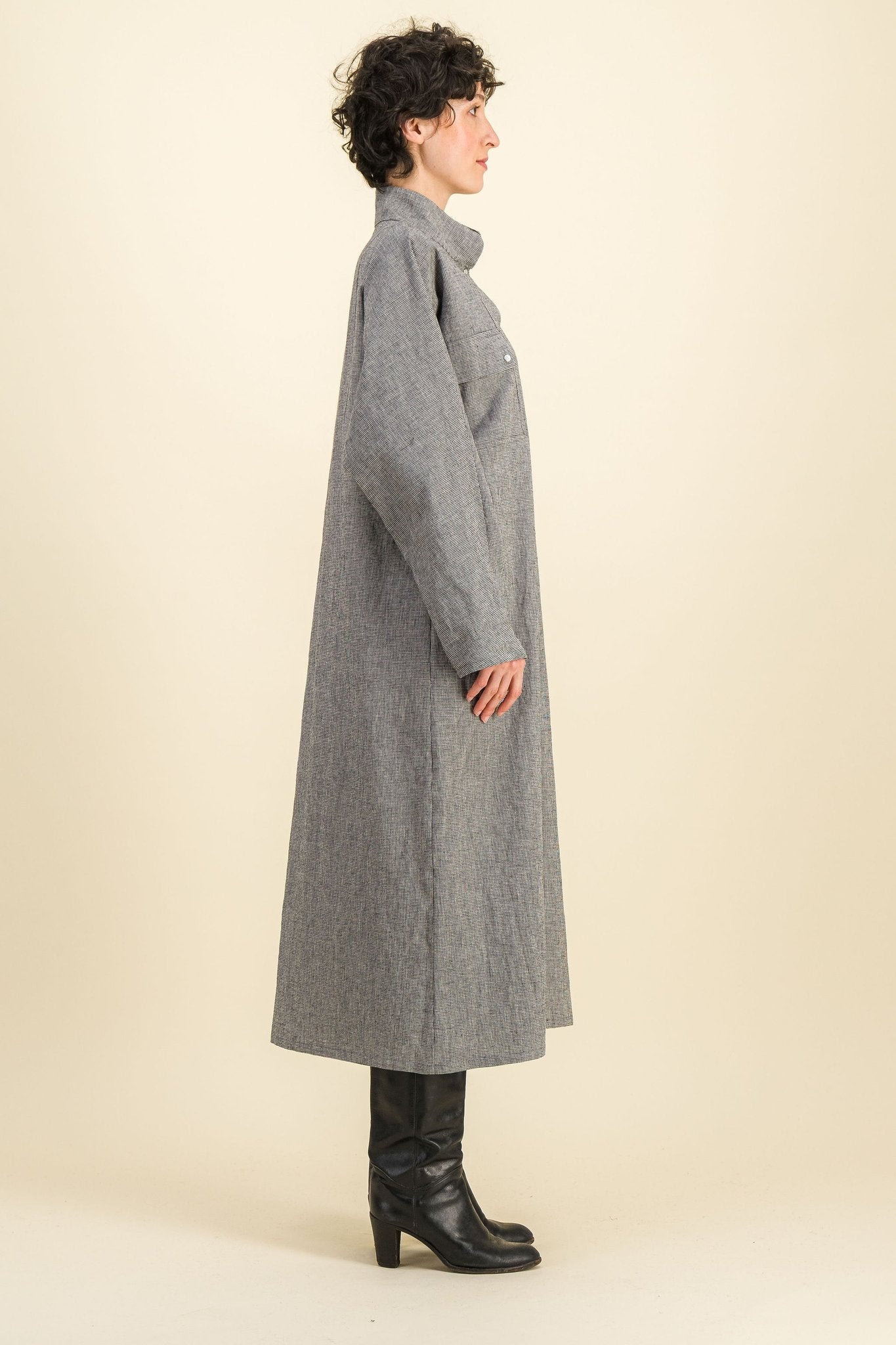 Robe Kamala Pied de Poule - SIXSOEURS