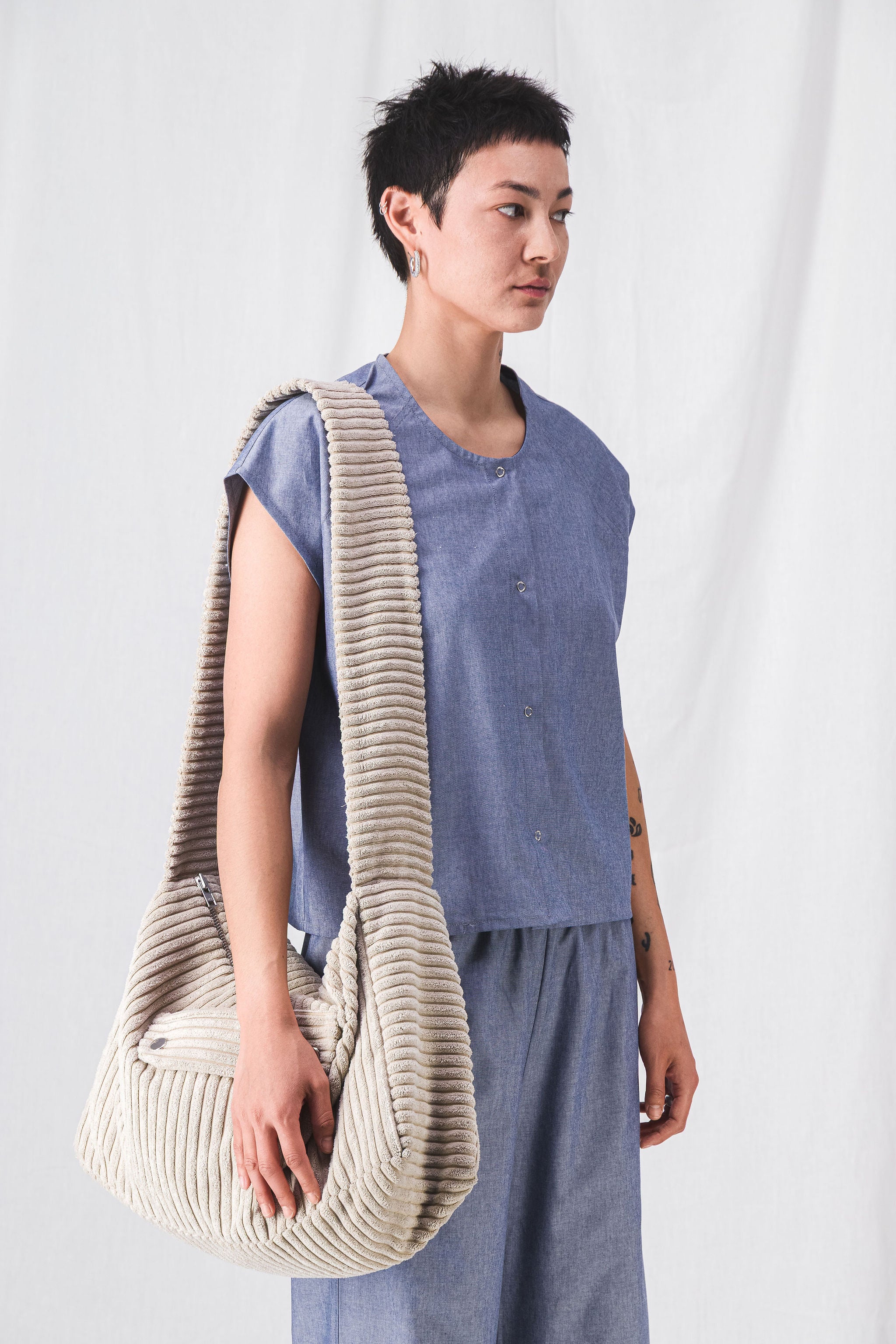 Sac besace ecru SIXSŒURS - Main Image