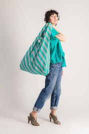 sac cabas femme vert