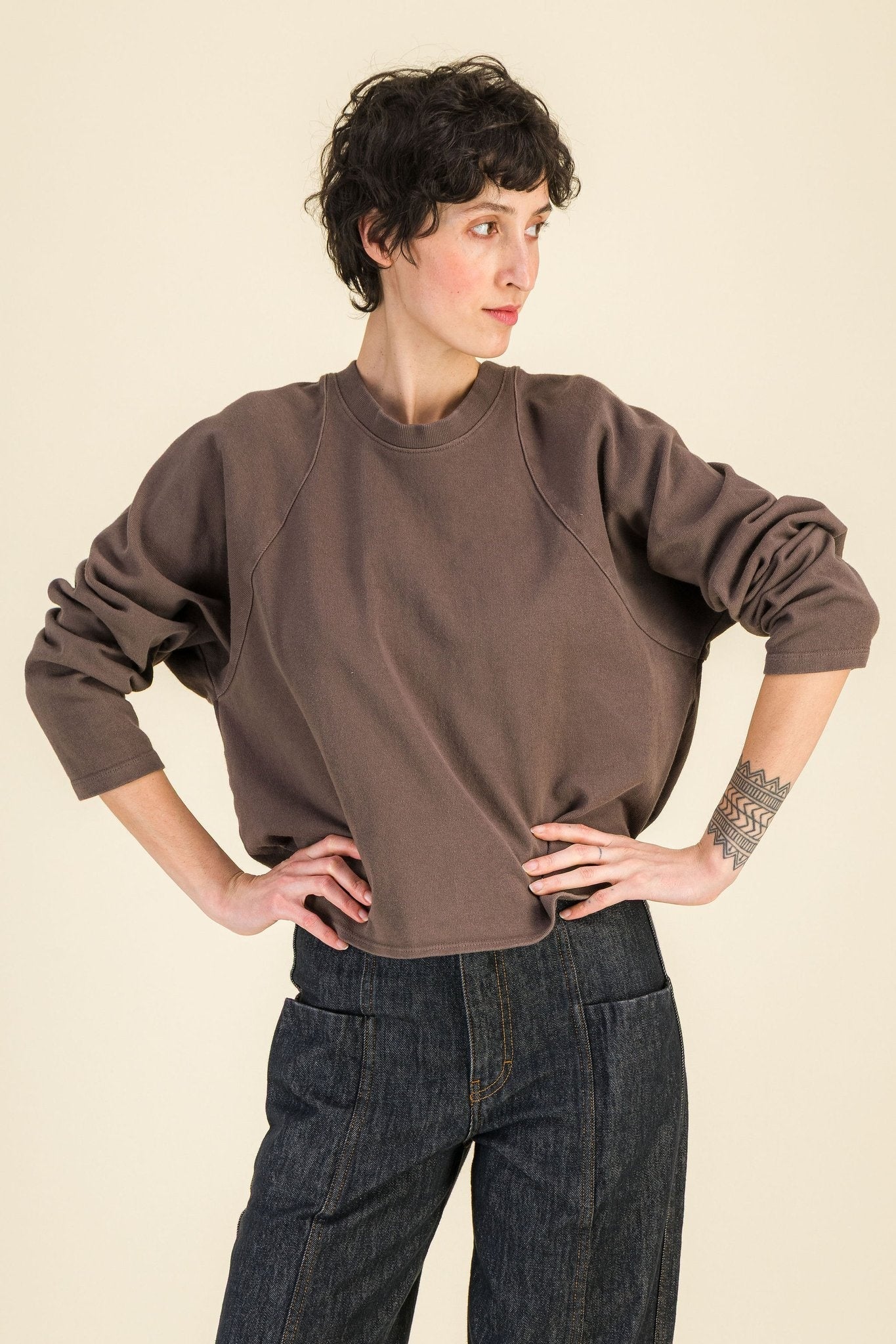 Tee-shirt Lise Kaki - SIXSOEURS