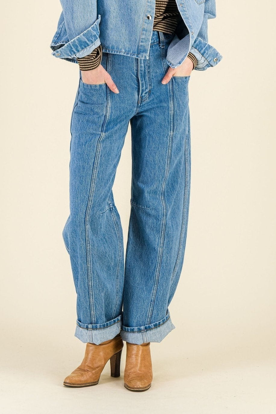 Veste en jean femme Constance Bleach - SIXSOEURS