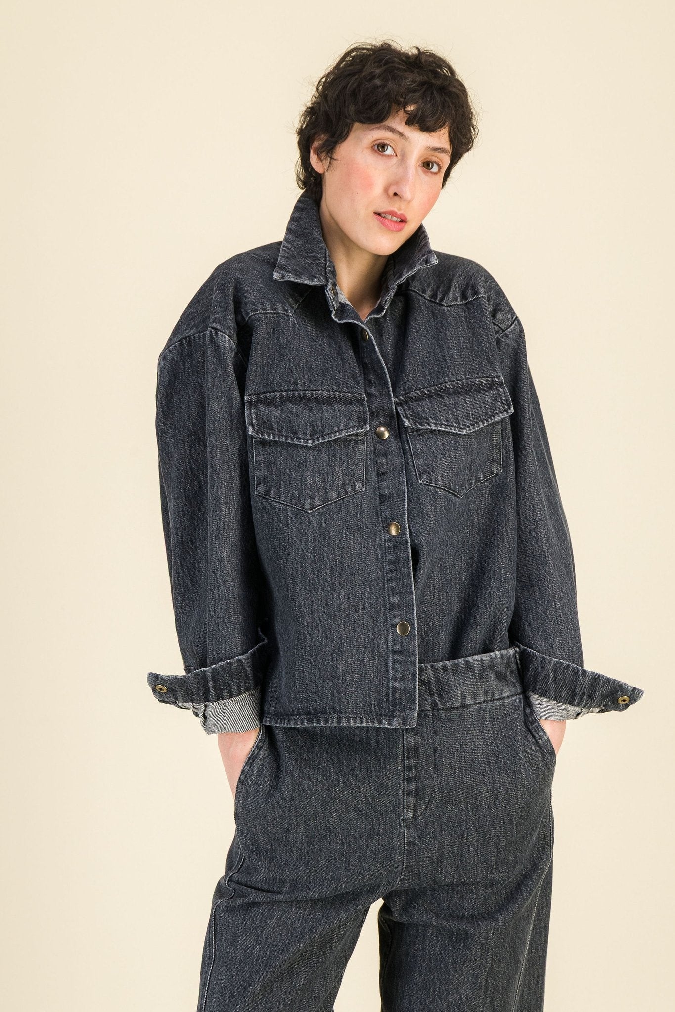 Veste en jean Constance - SIXSOEURS