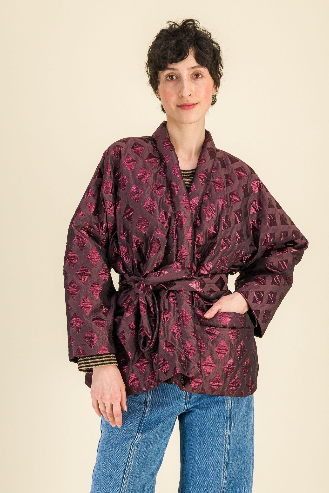 Veste Astrid Bordeaux - SIXSOEURS