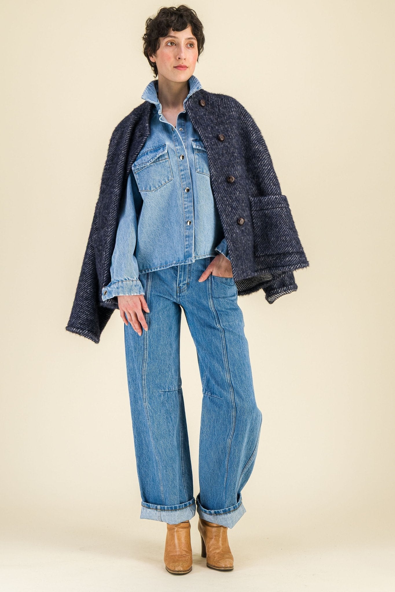 Veste Tanita Bleue - SIXSOEURS