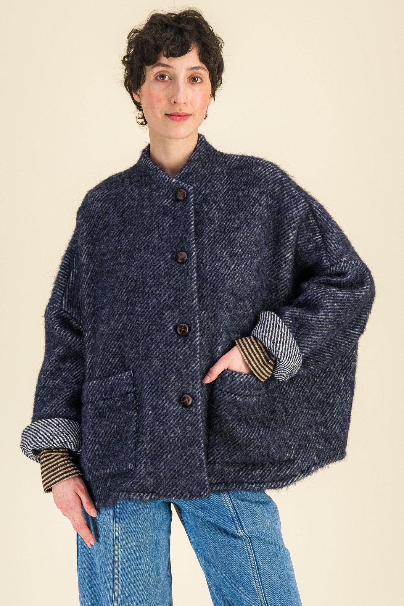 Veste Tanita Bleue - SIXSOEURS