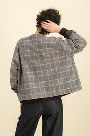 Veste laine femme Tia Prince de Galles - SIXSOEURS